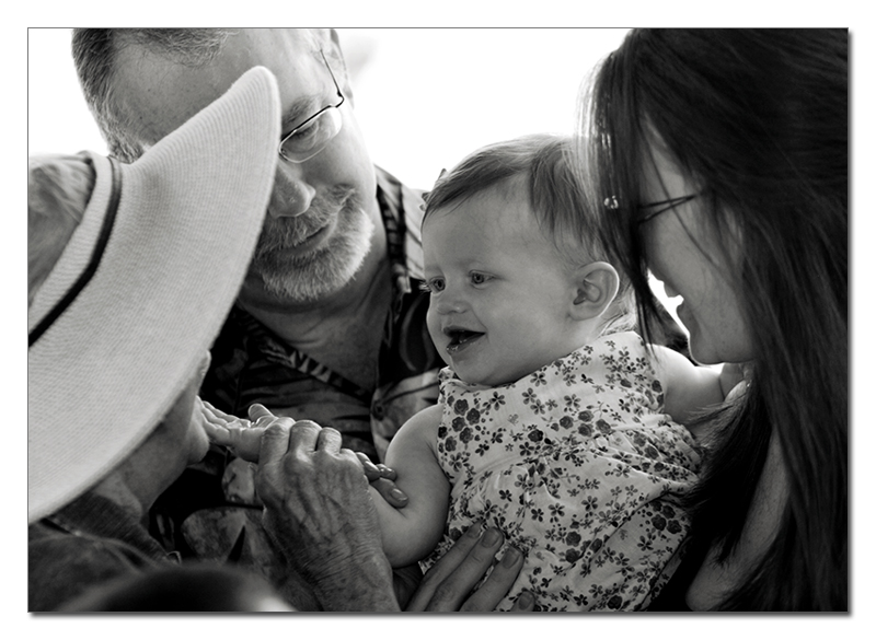 Center of Attention on her 1st Birthday