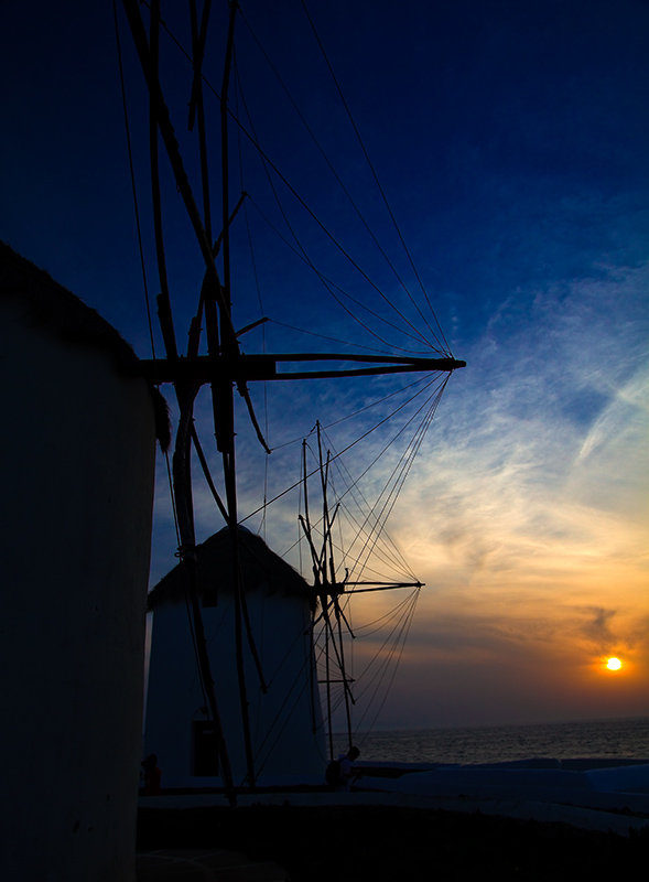 Mykono Windmill Sunset