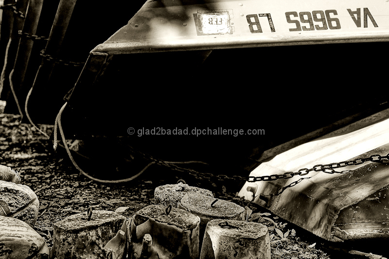 Dark, Desolate Corner of the Boatyard