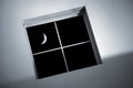 tilted crescent