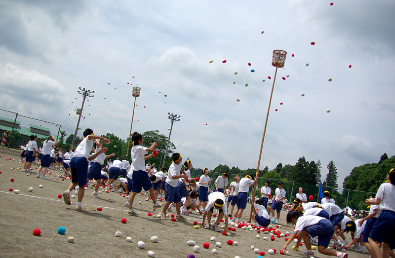 Tossing Beanbags