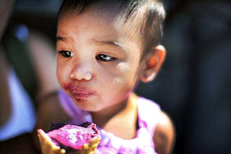 Child Versus Ice Cream