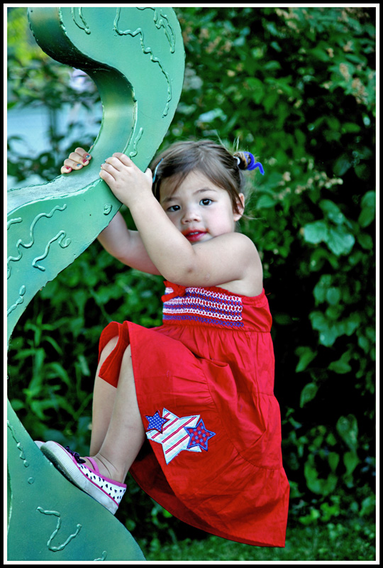 Red White Blue & Green