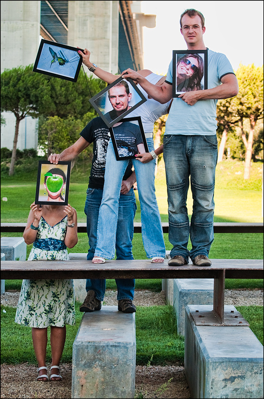 Rectangles of surrealism - an alternative family portrait