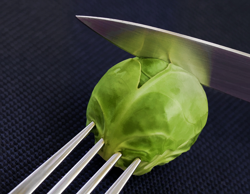 A cabbage serves as well as any skull / to be the book in which to read a round...