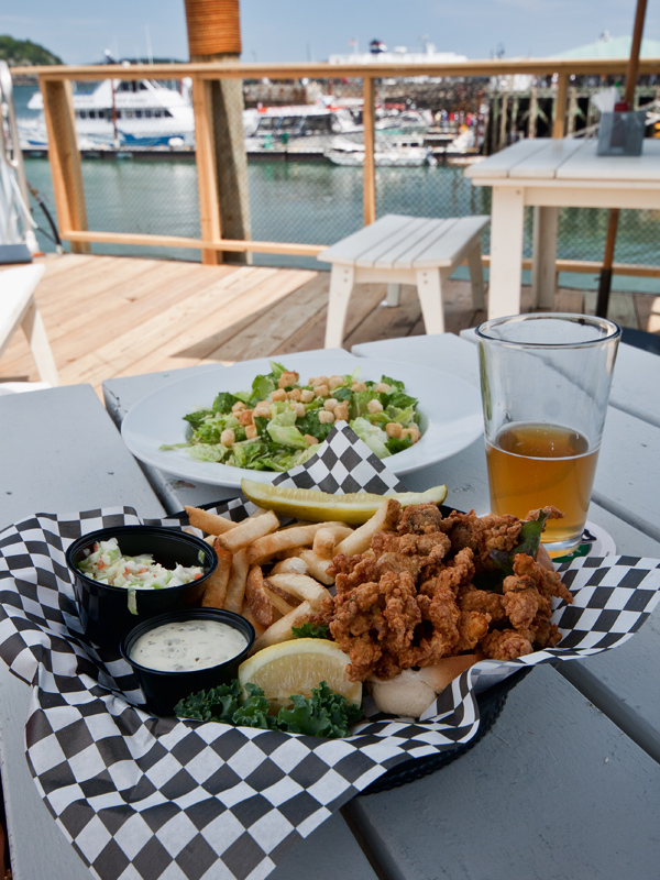 Lunch in Bar Harbor, Maine