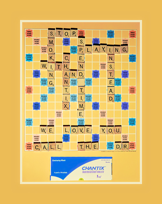 Chantix- Don't Make your Kids Spell it Out