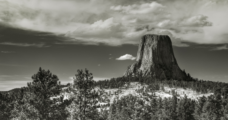 Devil's Tower National Monument in Wyoming