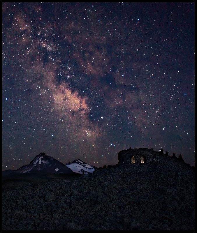 The stars twinkle in eternal silence...