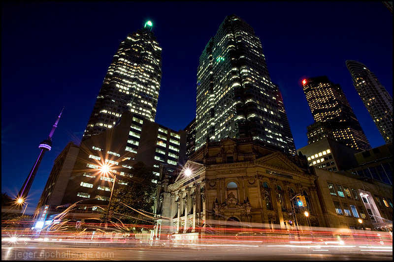 Hockey Hall of Fame at Night