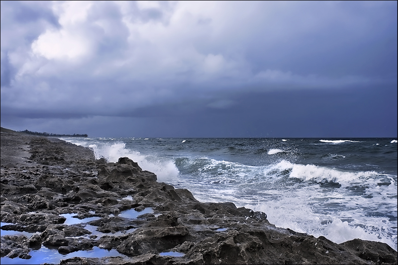 Stormy seas