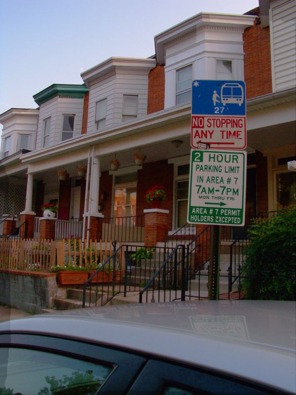 No Parking Parking Spot