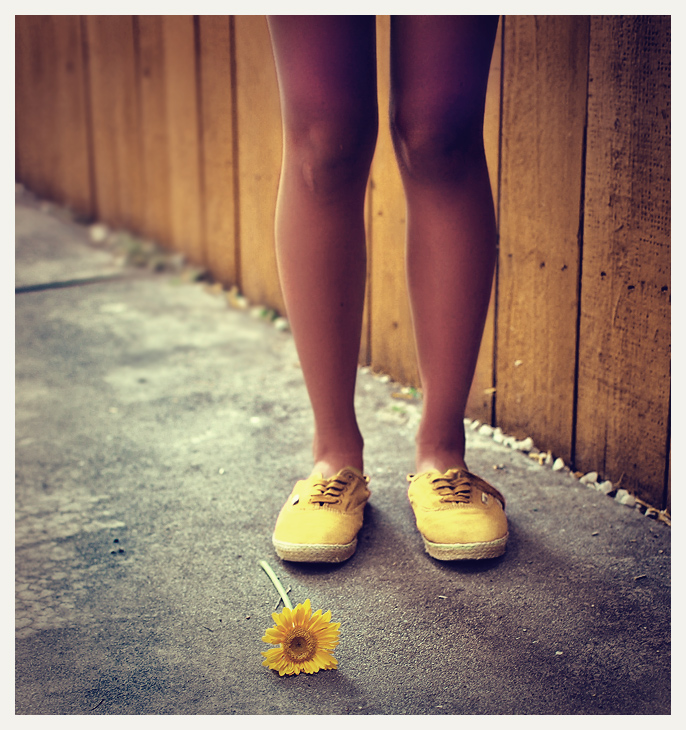 and it was all yellow...