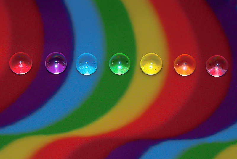 7 Orbs on a Rainbow