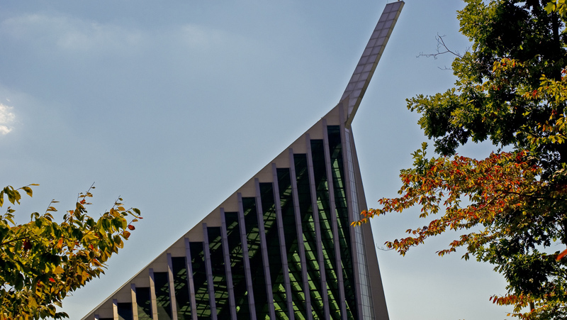 Marine Museum Roof. A window to the Corps.