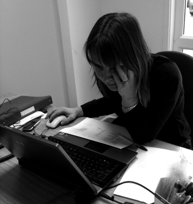 Stressed at work......