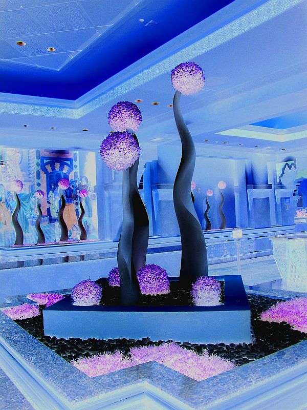 Negatively Purple Flowers
