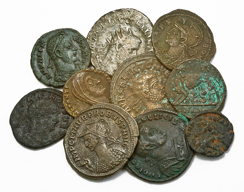 Ancient Roman Coins - c. 100-300 AD