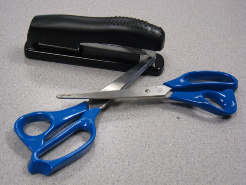 Stapler and Scissors