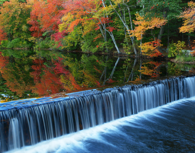 Fall comes to New England