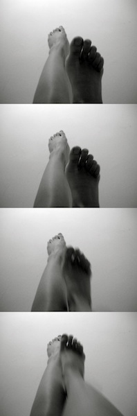 Black And White Feet-ich. 
