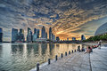 Sunset in Singapore