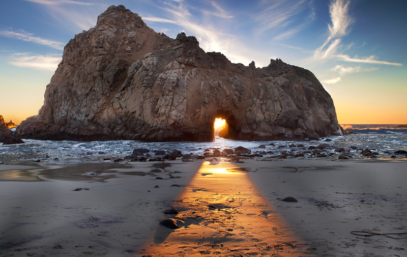 Sunset at Pfeiffer Beach