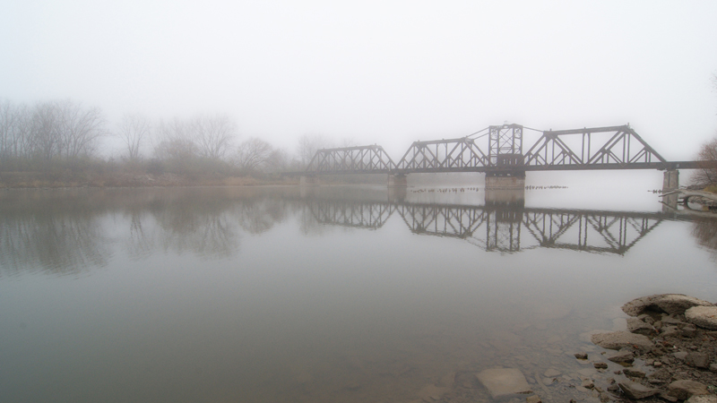 bridge in the mist