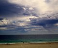 Blue and alone