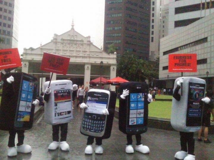 Free phones demand pay