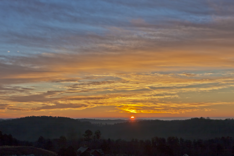 Winter Sunrise in Appalachia