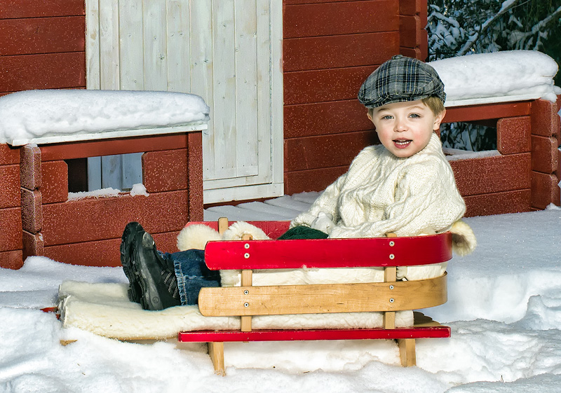 Life is...snow, and a sleigh to enjoy it with.