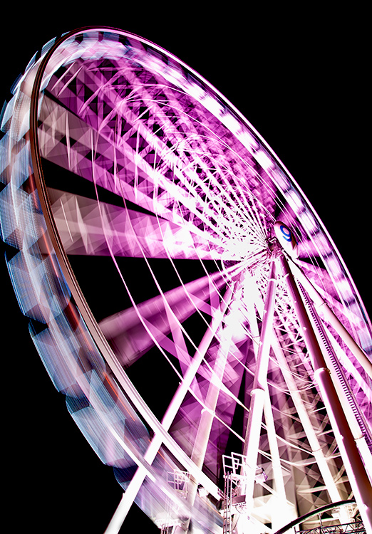 The magic magenta night