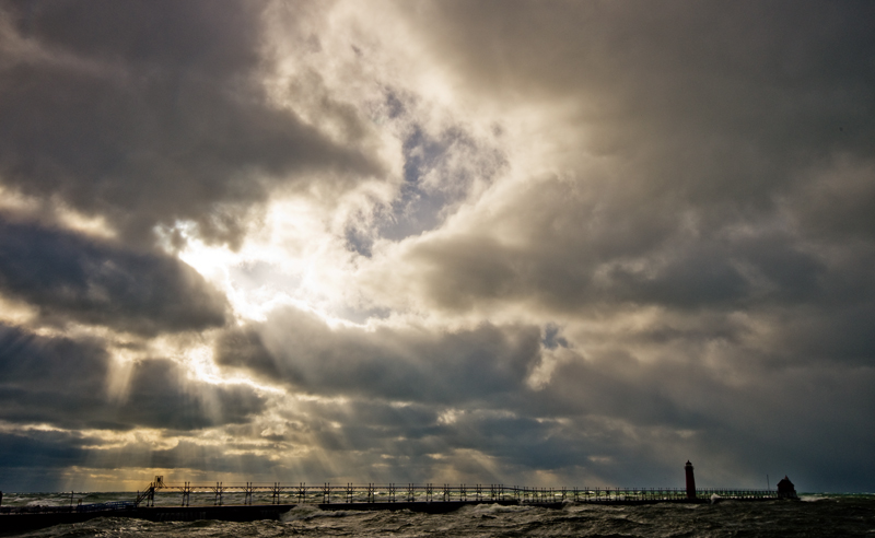 Lighthouse in the sky