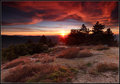 Mountain sunset