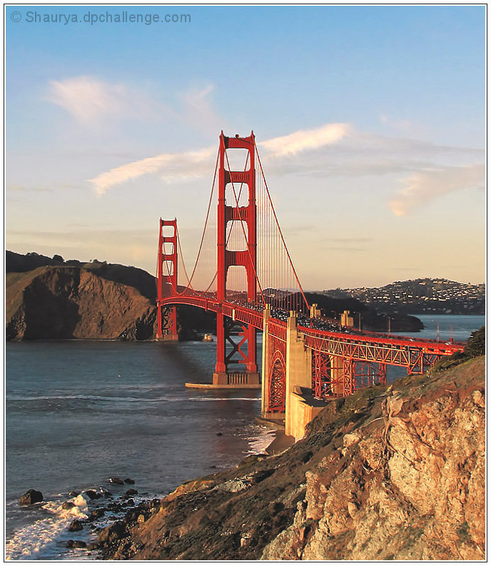 Sunset at Golden Gate