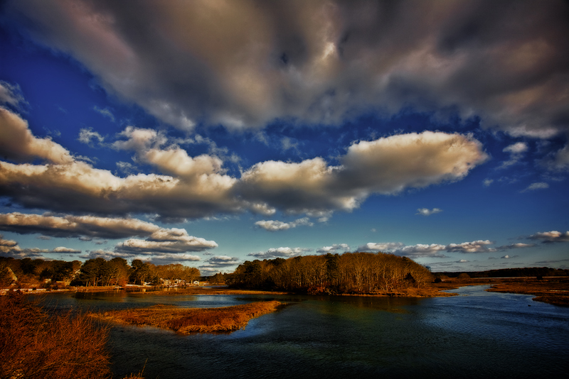 Flood Tide on the Winter Marsh