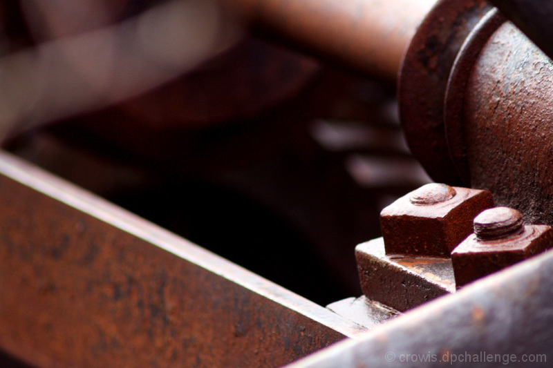 Iron at Abandoned Flume - 100 yrs old this month.