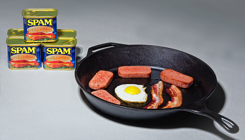 Spam, Egg, Spam, Spam, Bacon and Spam