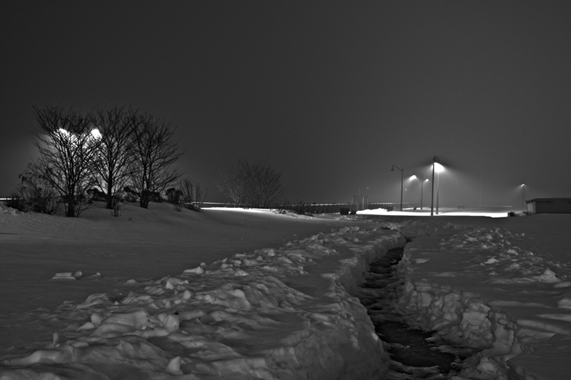 Foggy Night on the Waterfront