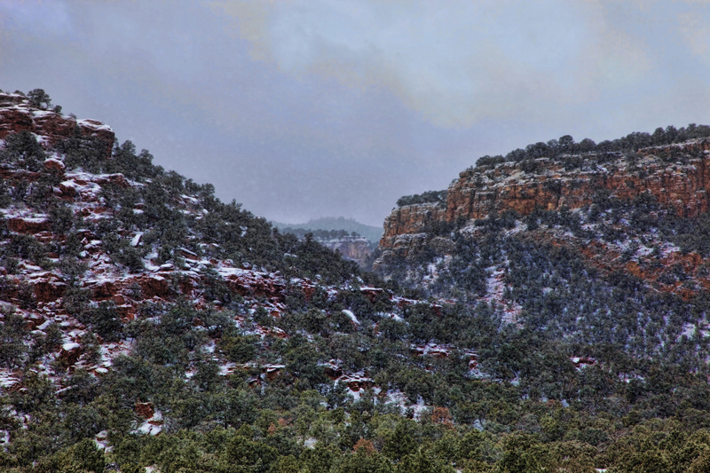 Red Canyon Snowstorm