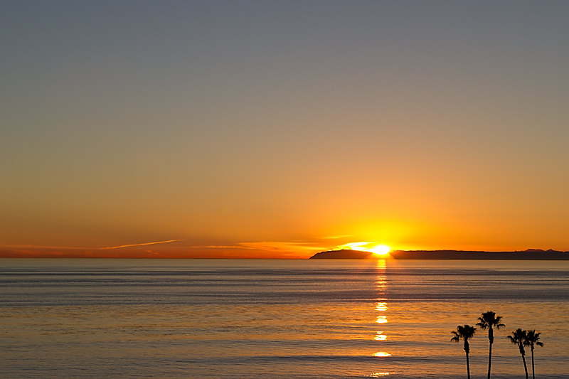 Sunset In Orange County, California