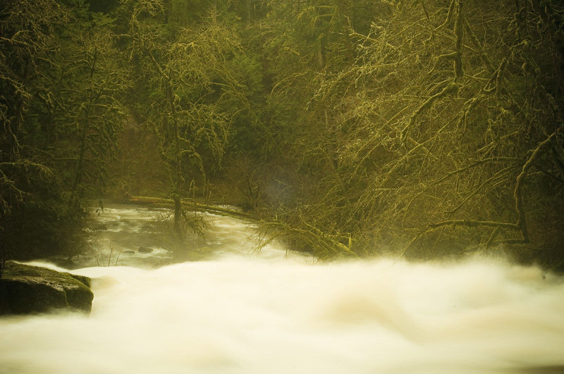 Atop the falls