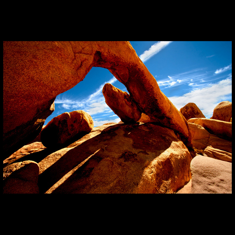 Red rocks and blue skies