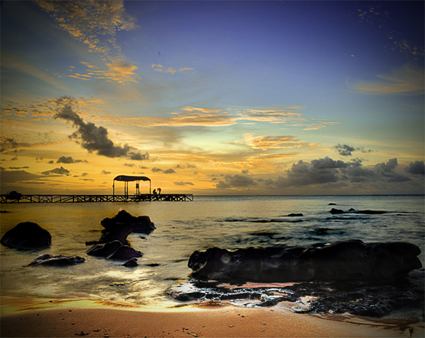 Jetty by Sunset