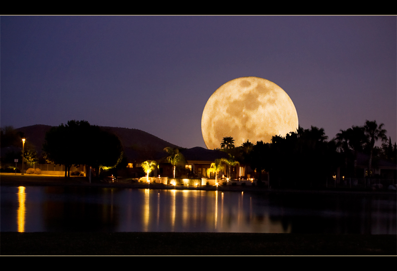 Supermoon Postcard