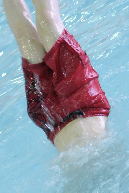 pool handstand