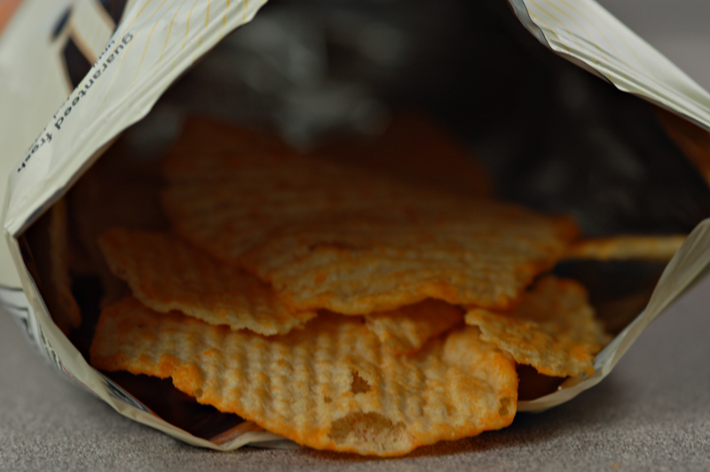Baked!!Sour cream and Cheddar Chips!