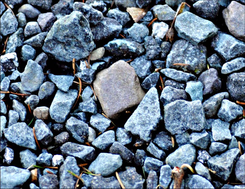 Stone chips wont stop the weeds