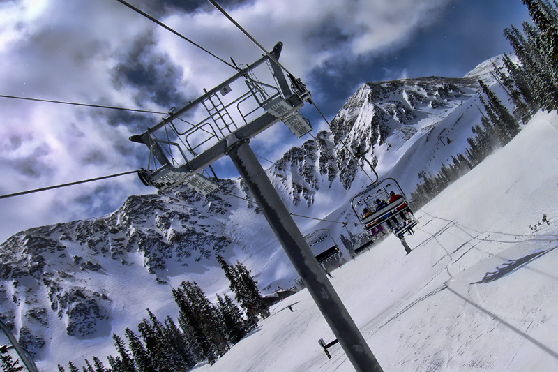 Still skiing in Colorado